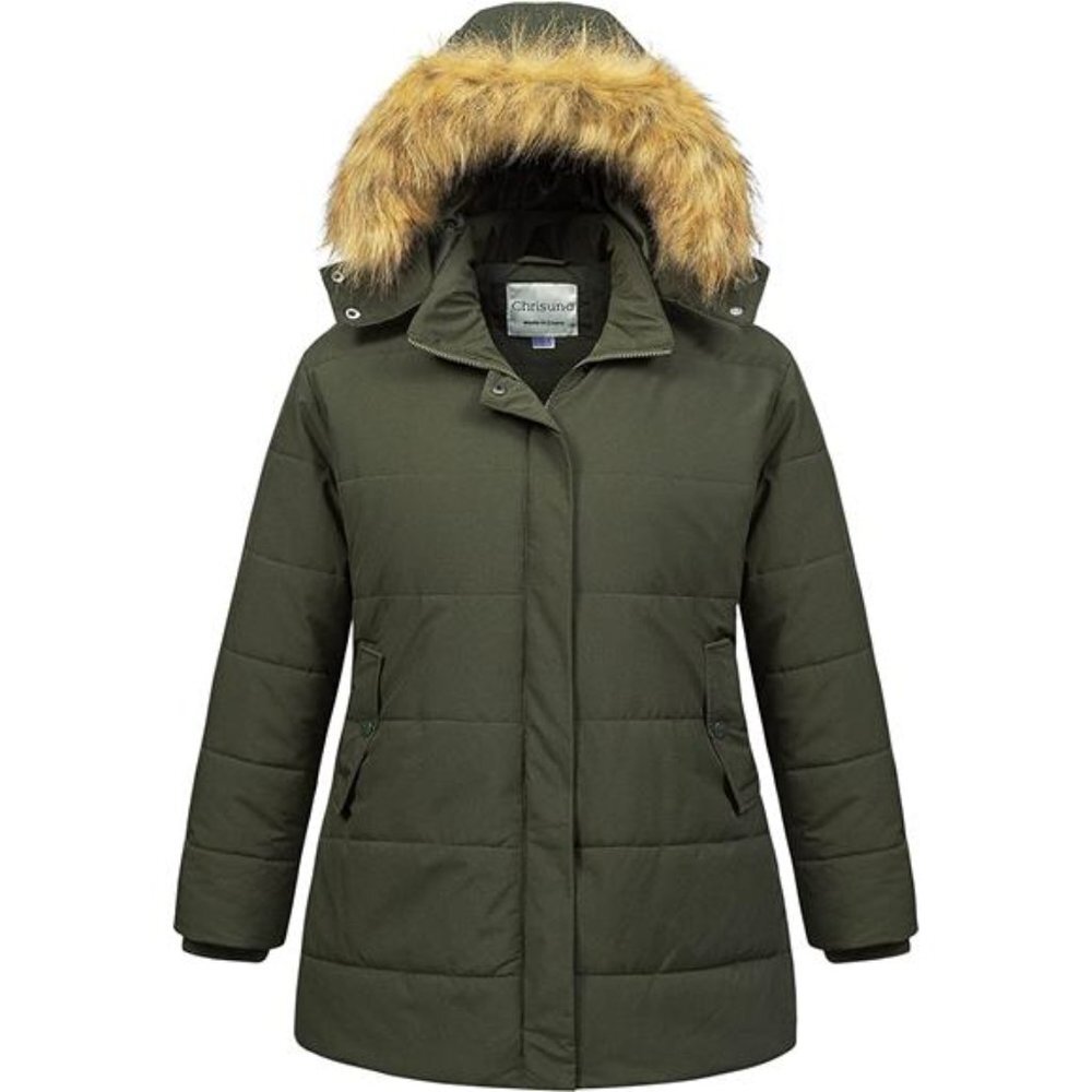 Women's Plus Size Winter Coat Waterproof Long Puffer Jacket